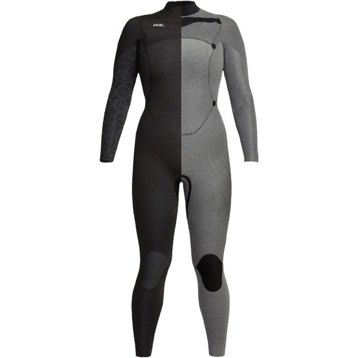 2024 Xcel Womens Comp 5/4mm Chest Zip Wetsuit WN54ZXC0 - Tinfoil Flower